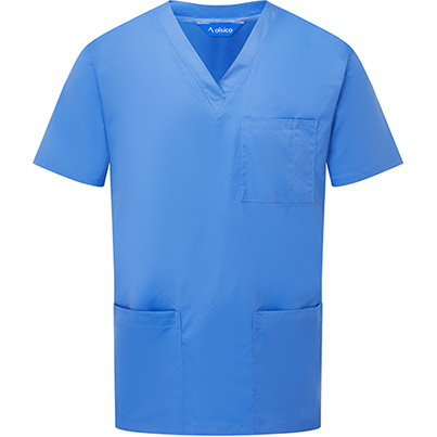 Alsico NCS1 Unisex Hospital Blue Scrub Tunic