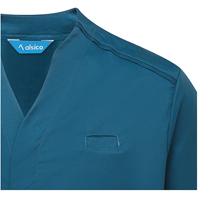 Alsico NMN1 Menis Caribbean Blue Notch-Neck Tunic