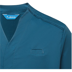 Alsico NMN1 Menis Caribbean Blue Notch-Neck Tunic