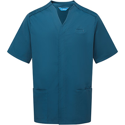 Alsico NMN1 Menis Caribbean Blue Notch-Neck Tunic