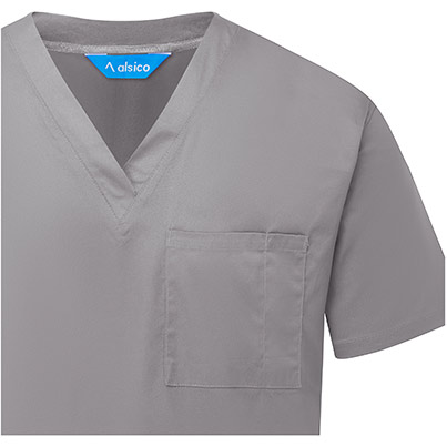 Alsico NCS1 Unisex Hospital Grey Scrub Tunic