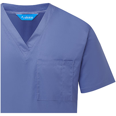 Alsico NCS1 Unisex Metro Blue Scrub Tunic