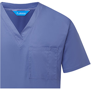 Alsico NCS1 Unisex Metro Blue Scrub Tunic