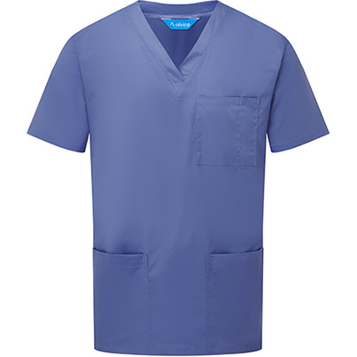 Alsico NCS1 Unisex Metro Blue Scrub Tunic