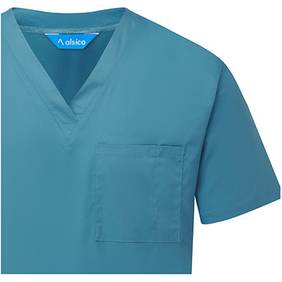 Alsico NCS1 Unisex Turquoise Scrub Tunic