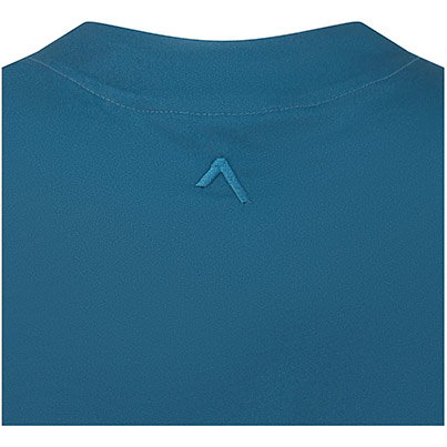 Alsico NLN1 Women�s Caribbean Blue Notch-Neck Tunic