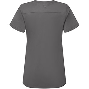 Alsico NVF1 Women’s Charcoal V-Neck Scrub Tunic