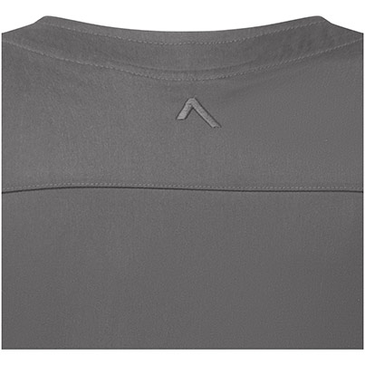 Alsico NVF1 Women’s Charcoal V-Neck Scrub Tunic