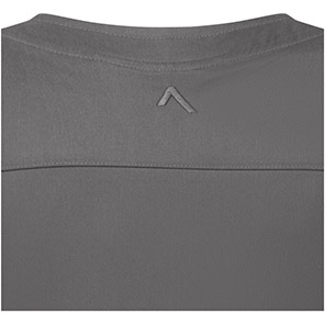 Alsico NVF1 Women’s Charcoal V-Neck Scrub Tunic