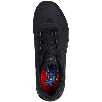 Skechers Work UNO Black O1 Non-Safety Shoes