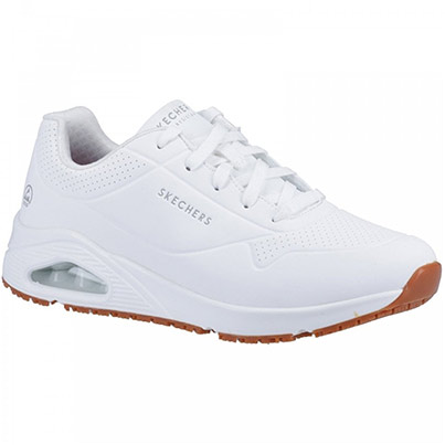 Skechers Work UNO White O1 Non-Safety Shoes