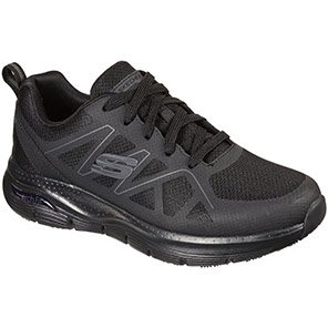 Skechers Arch Fit SR Axtell Black OB Non-Safety Shoes
