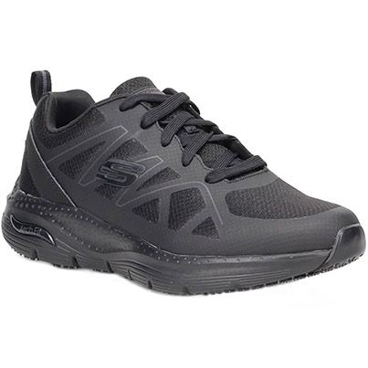 Skechers Arch Fit SR Axtell Black OB Non-Safety Shoes