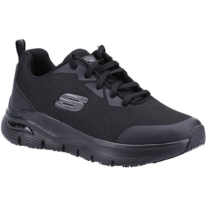Skechers Arch Fit SR Women’s Black Non-Safety Shoes