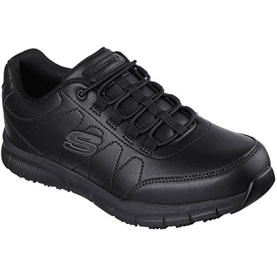 Skechers Work Nampa Osil Black O1 Non-Safety Shoes