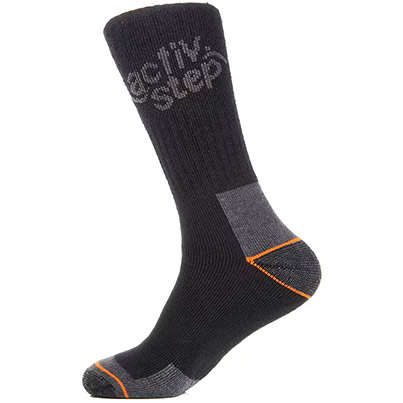 Rock Fall ECOSOCK Activ-Step Black Bamboo Socks