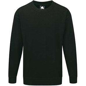 ØRN Seagull 1255 Black Cotton Sweatshirt 4XL