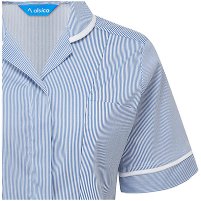 Alsico NFT8 Women�s Blue/White Scrub Tunic 22