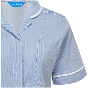 Alsico NFT8 Women�s Blue/White Scrub Tunic 22