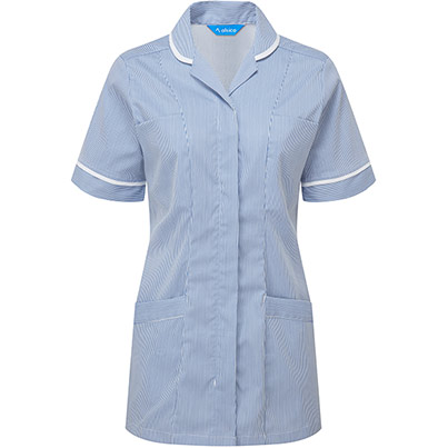 Alsico NFT8 Women�s Blue/White Scrub Tunic 22