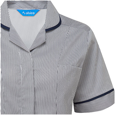 Alsico NFT7 Women�s Navy/White Scrub Tunic 12