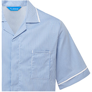 Alsico NM12 Men�s Blue/White Scrub Tunic 38