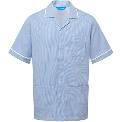 Alsico NM12 Men�s Blue/White Scrub Tunic 38