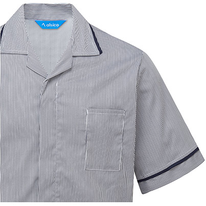 Alsico NM13 Men�s Navy/White Scrub Tunic 46