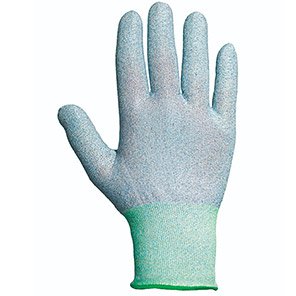 Traffi TG710 Blue/Green Cut-Resistant Liner Gloves XL