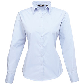 Premier PR300 Light Blue Poplin Blouse 30