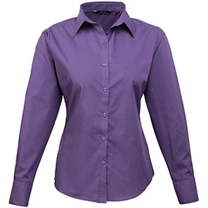 Premier PR300 Purple Poplin Blouse 30