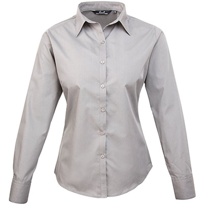 Premier PR300 Silver Poplin Blouse