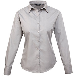 Premier PR300 Silver Poplin Blouse 30