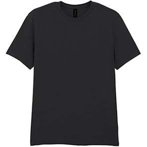 Gildan Softstyle GD001 Black T-Shirt 5XL