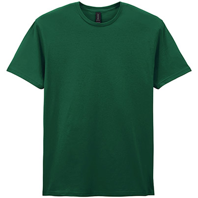 Gildan Softstyle GD001 Fan Dark Green T-Shirt