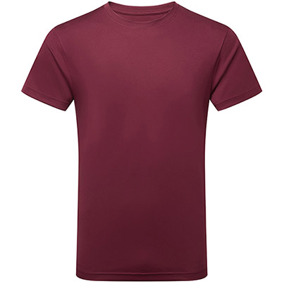 TriDri Performance TR010 Men’s Burgundy T-Shirt