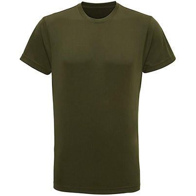 TriDri Performance TR010 Men’s Olive T-Shirt