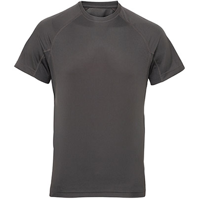TriDri TR011 Men’s Charcoal Panelled Tech T-Shirt