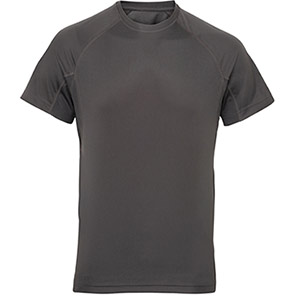 TriDri TR011 Men’s Charcoal Panelled Tech T-Shirt 3XL
