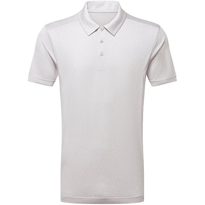 TriDri TR012 Men’s Silver Melange Panelled Polo Shirt