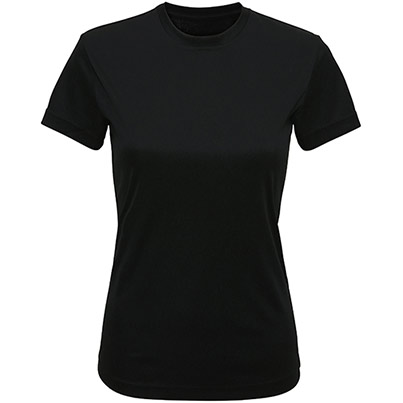TriDri Performance TR020 Women’s Black T-Shirt