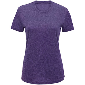 TriDri Performance TR020 Women’s Purple Melange T-Shirt 2XL (18)