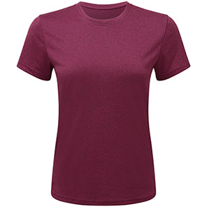 TriDri Performance TR020 Women’s Raspberry/Black Melange T-Shirt 2XL (18)
