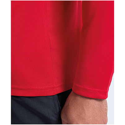 TriDri Performance TR050 Men’s Fire Red Long-Sleeve T-Shirt