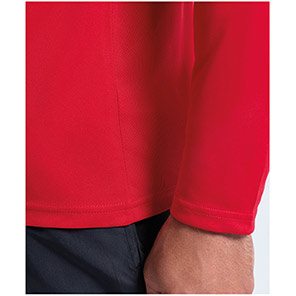 TriDri Performance TR050 Men’s Fire Red Long-Sleeve T-Shirt