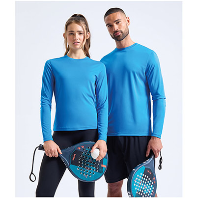 TriDri Performance TR050 Men’s Sapphire Long-Sleeve T-Shirt