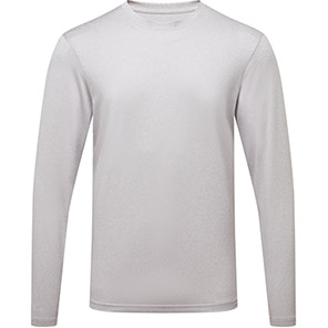 TriDri Performance TR050 Men’s Silver Melange Long-Sleeve T-Shirt 3XL