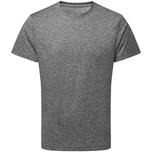 TriDri Performance TR501 Men’s Black Melange Recycled T-Shirt 3XL