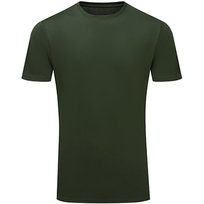 TriDri Ion-Charge TR503 Bottle Green Textured T-Shirt
