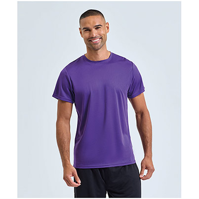 TriDri Ion-Charge TR503 Bright Purple Textured T-Shirt